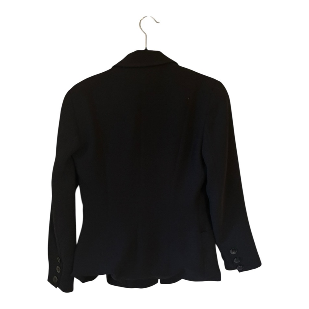 VTG Georges Rech Paris Black Structured Blazer - Size 36 (Fits like US 4/6) - Picture 3 of 5